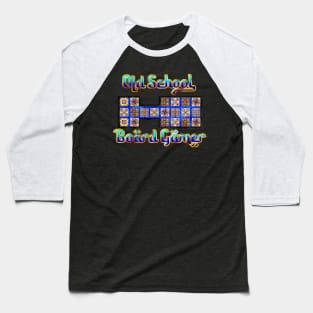 Old School Board Gamer Baseball T-Shirt